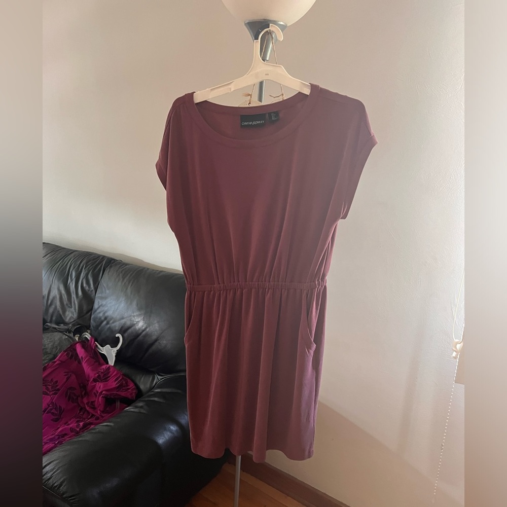 Nice comfortable dress mauve large